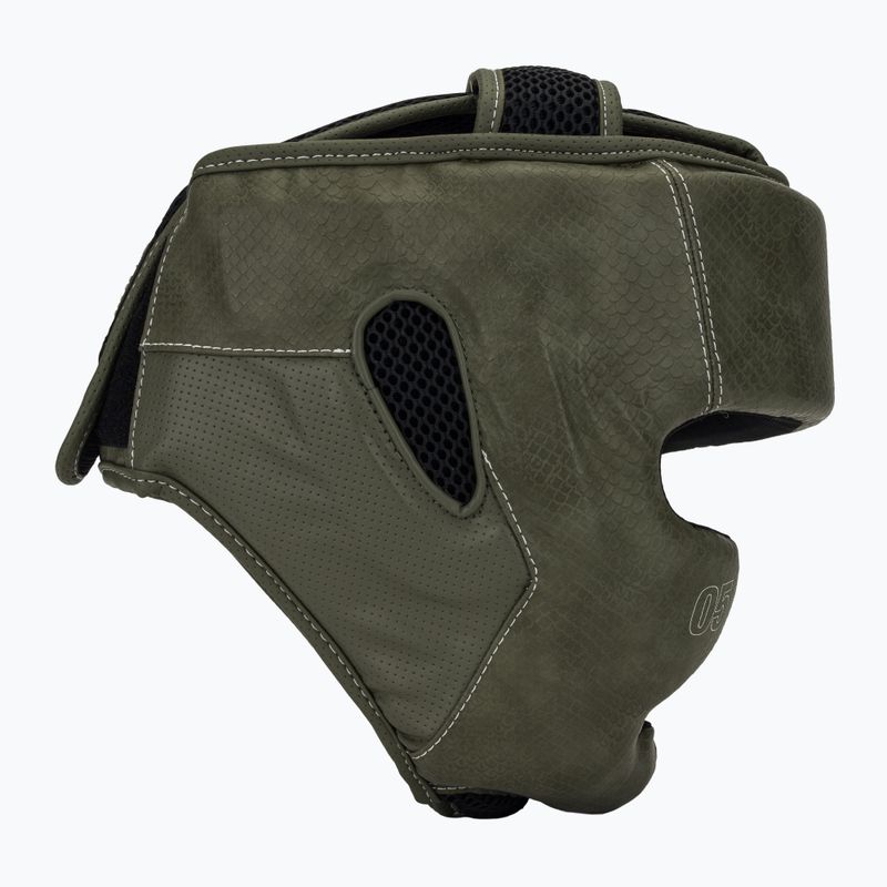 Boxing helmet Venum Impact Evo Scales Headgear army green 2