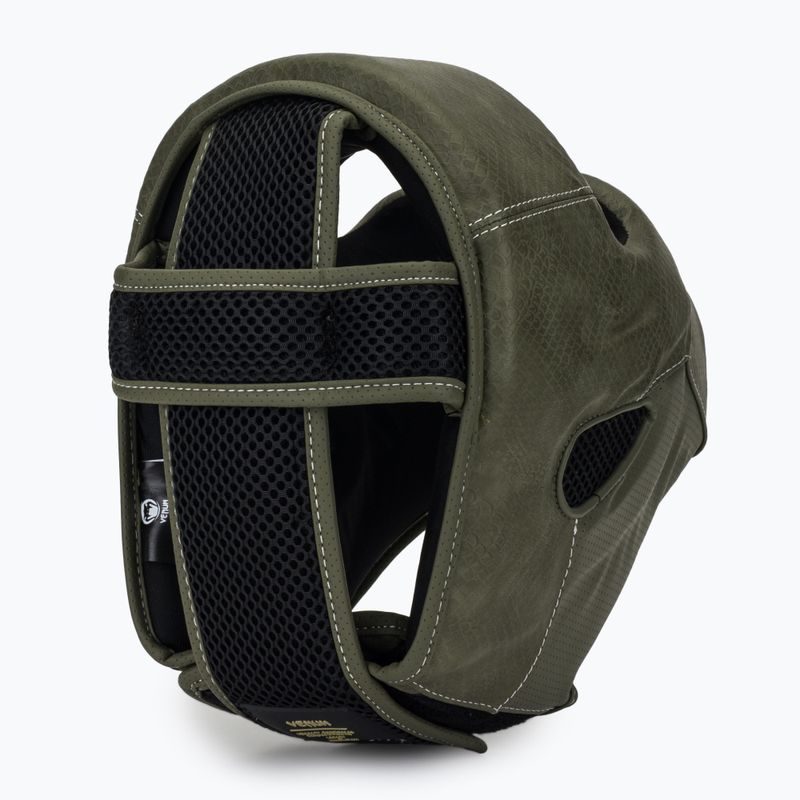 Boxing helmet Venum Impact Evo Scales Headgear army green 6