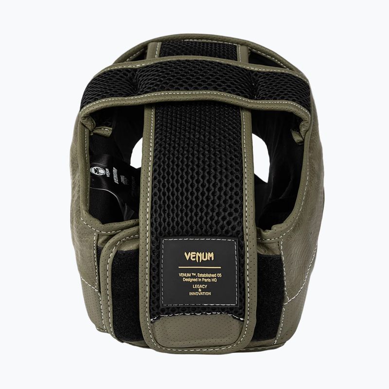 Boxing helmet Venum Impact Evo Scales Headgear army green 2