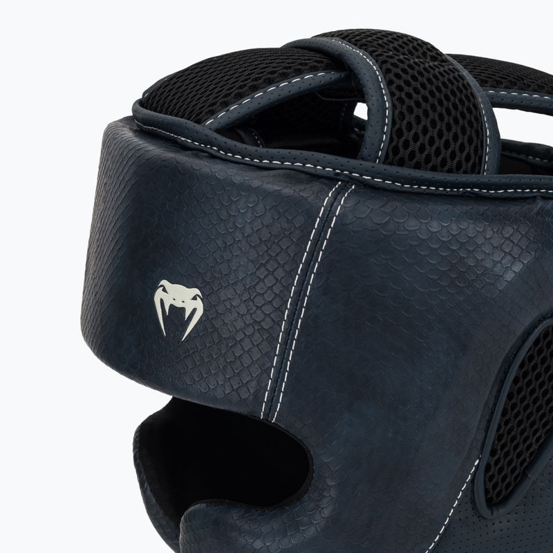 Boxing helmet Venum Impact Evo Scales Headgear midnight blue 4