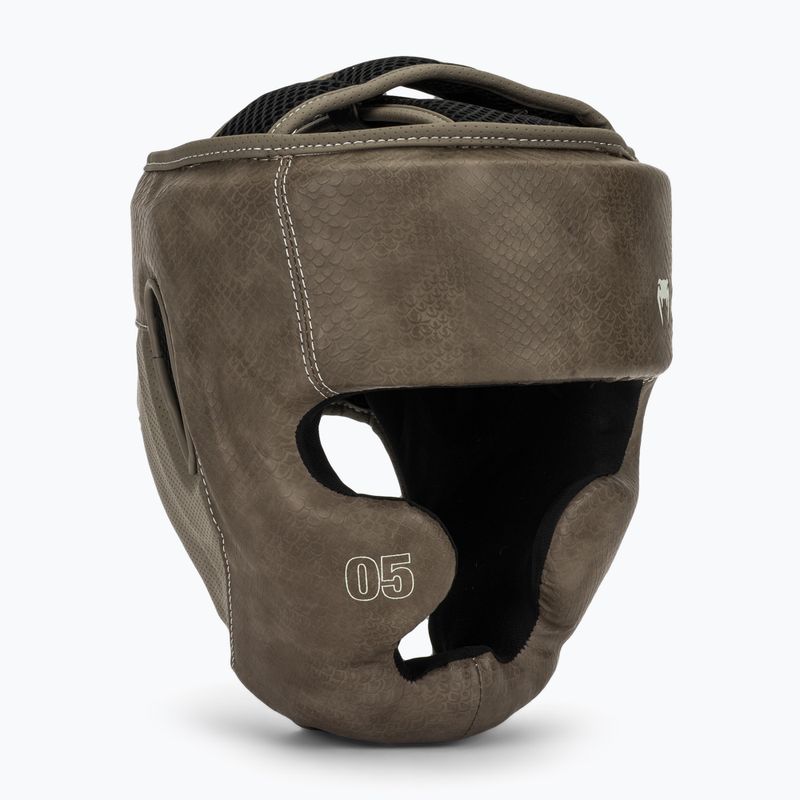 Boxing helmet Venum Impact Evo Scales Headgear brown