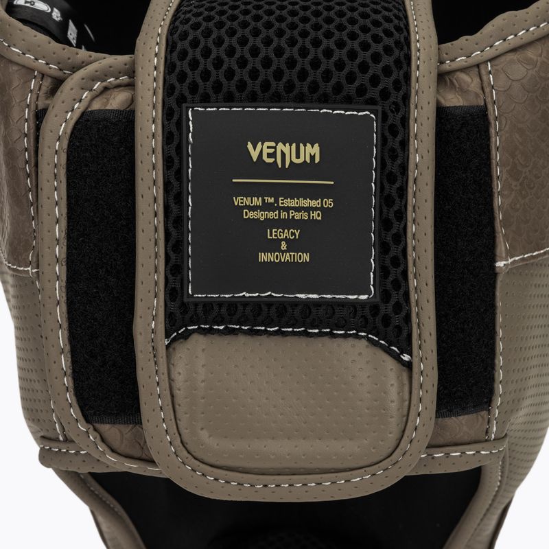 Boxing helmet Venum Impact Evo Scales Headgear brown 5
