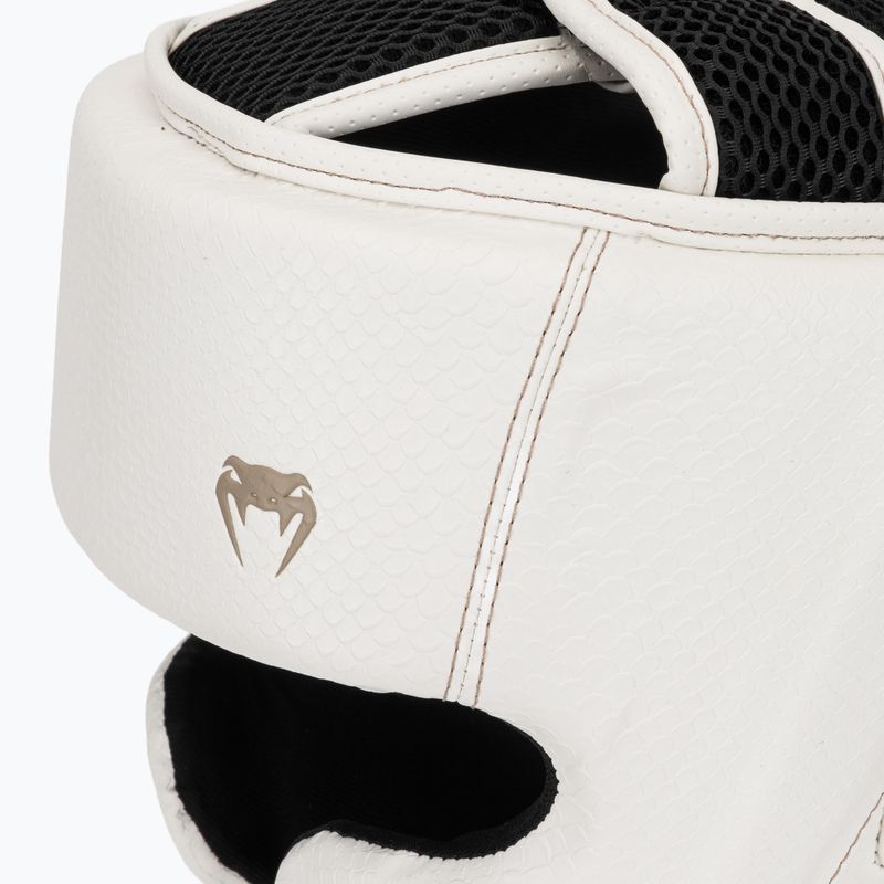 Boxing helmet Venum Impact Evo Scales Headgear ivory 4