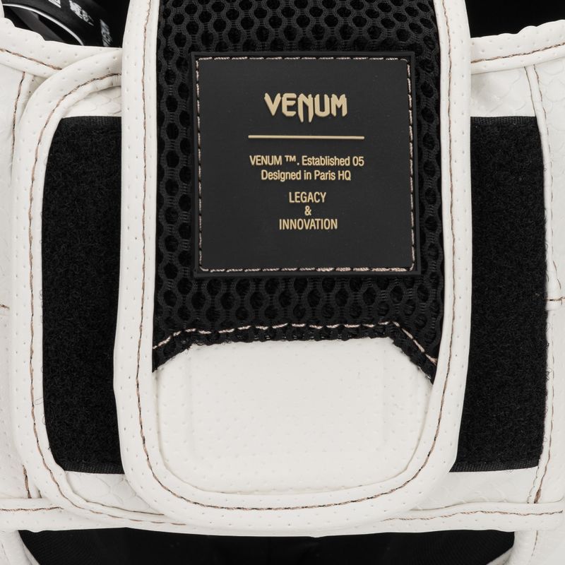Boxing helmet Venum Impact Evo Scales Headgear ivory 5