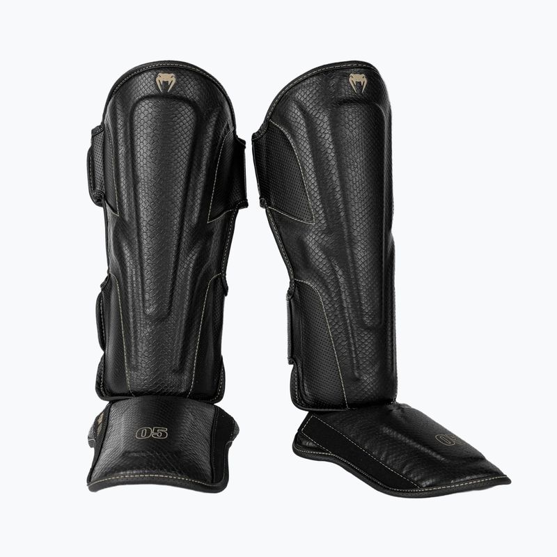 Foot and tibia protectors Venum Impact Evo Scales Shinguards black 2