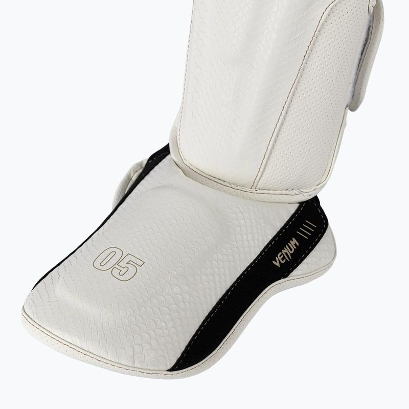 Foot and tibia protectors Venum Impact Evo Scales Shinguards ivory 5