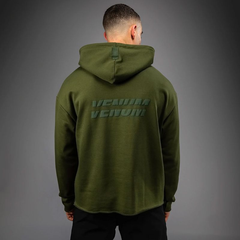 Men's sweatshirt Venum Divide Hoodie khaki 3