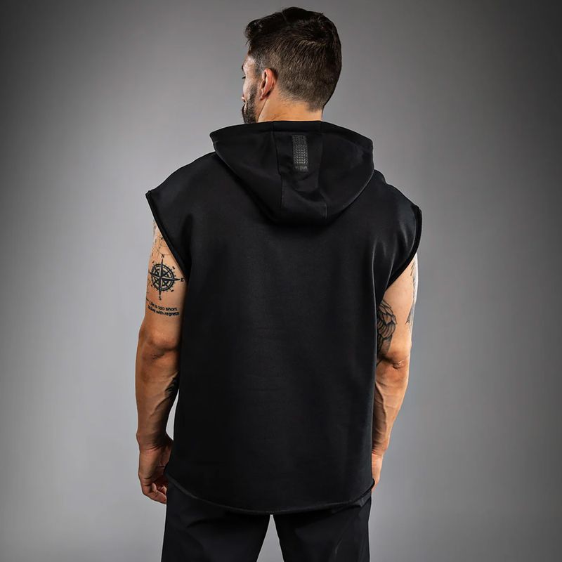 Men's sweatshirt Venum Boxing VT Sleeveless Hoodie black/white 3