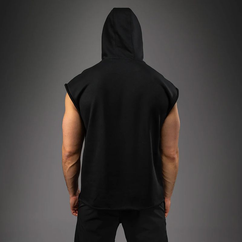 Men's sweatshirt Venum Boxing VT Sleeveless Hoodie black/white 2