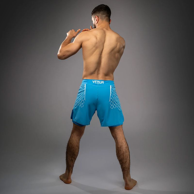 Men's training shorts Venum X WOW FC fury pacific blue 3