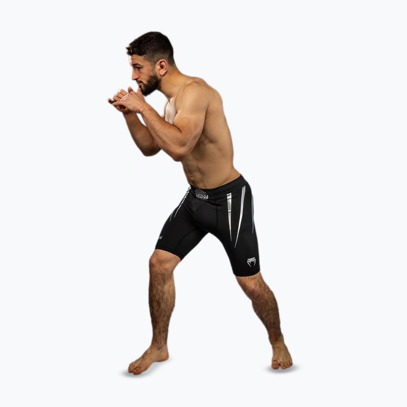 Men's training shorts Venum X WOW FC Vale Tudo black/silver grey 3