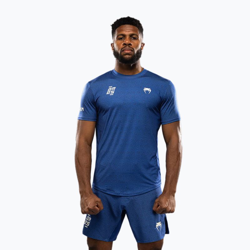 Men's training T-shirt Venum X Ares 2.0 Dry Tech royal blue