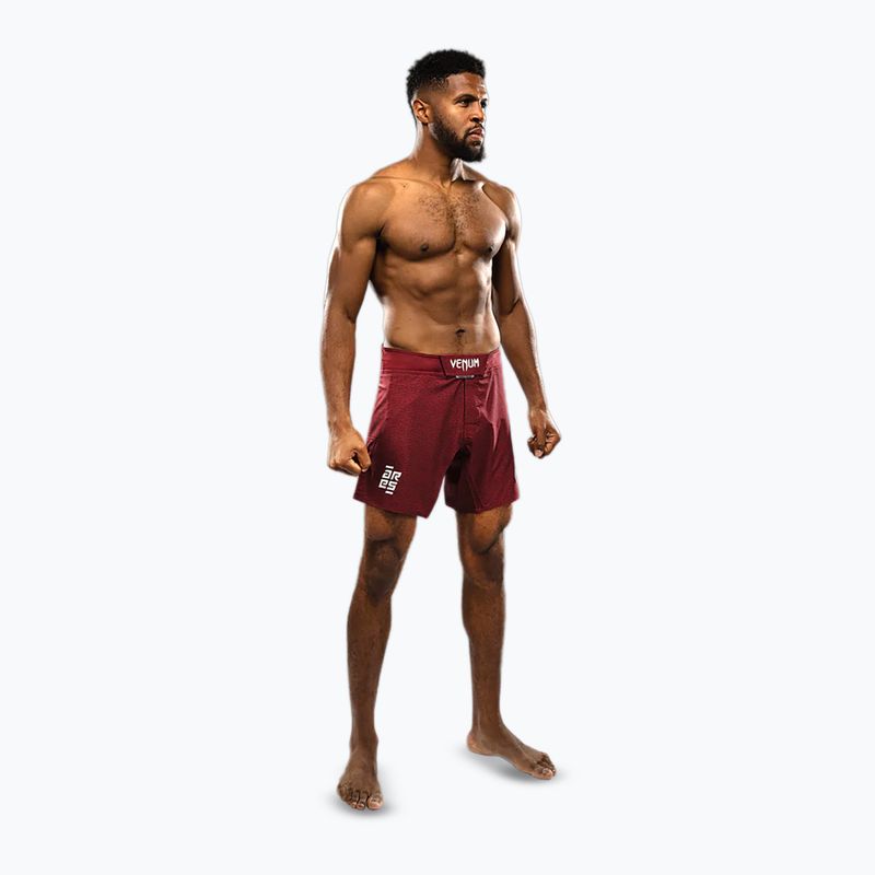 Men's training shorts Venum X Ares 2.0 burgundy 2