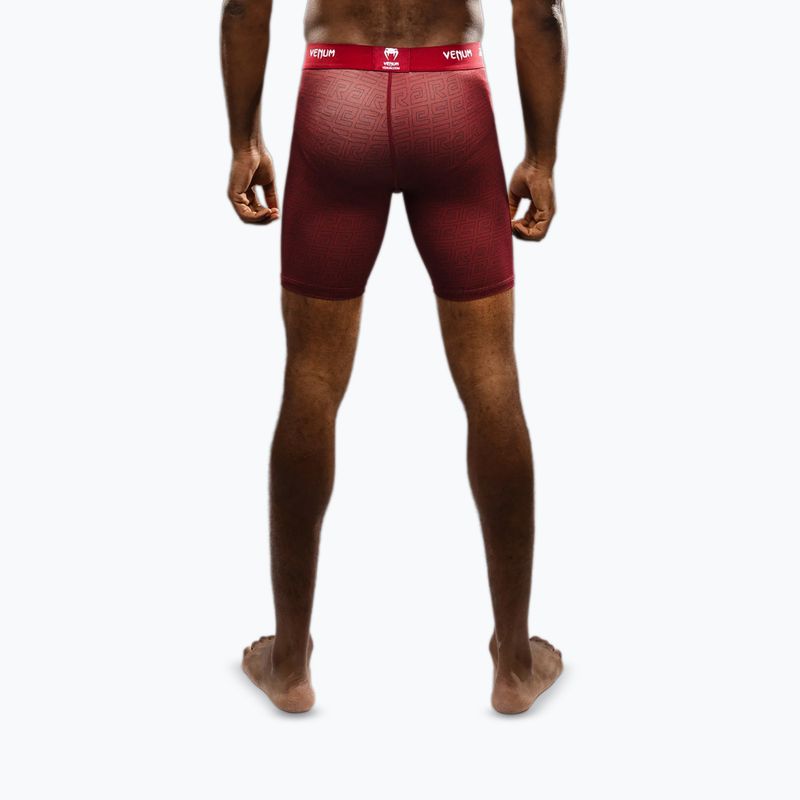 Men's training shorts Venum X Ares 2.0 Vale Tudo burgundy 3