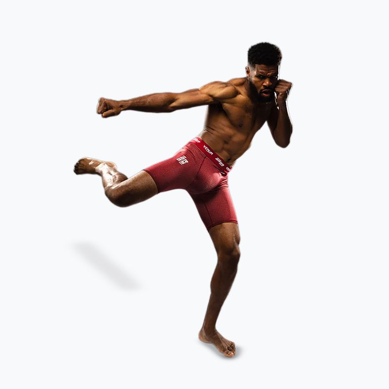 Men's training shorts Venum X Ares 2.0 Vale Tudo burgundy 5