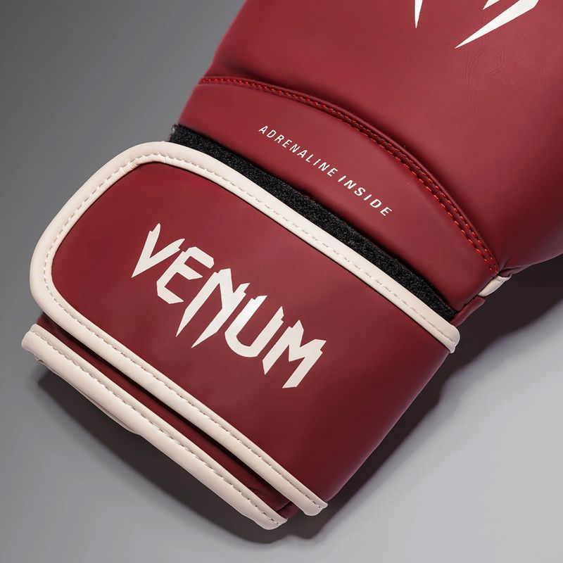 Boxing gloves Venum Contender 1.5 burgundy/sand 4
