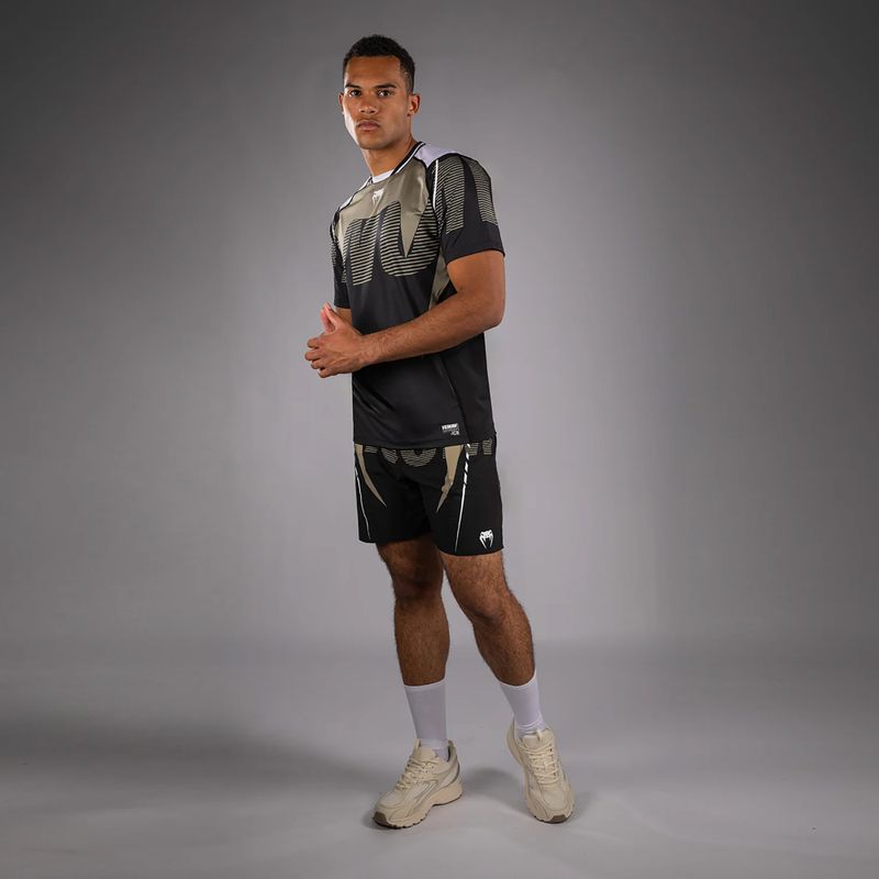 Men's T-shirt Venum Adrenaline Dry-tech black/sand 2