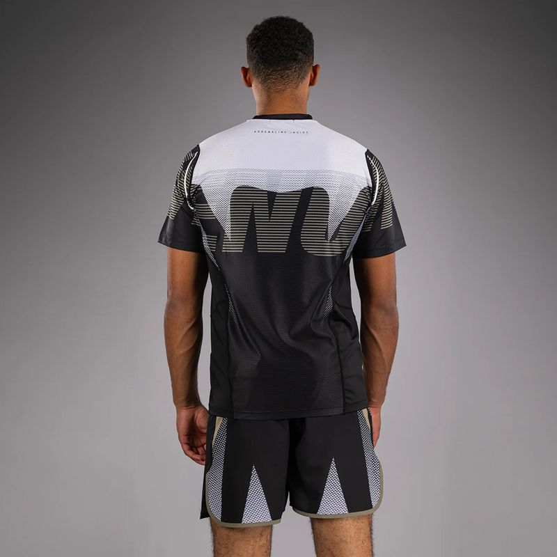 Men's T-shirt Venum Adrenaline Dry-tech black/sand 3