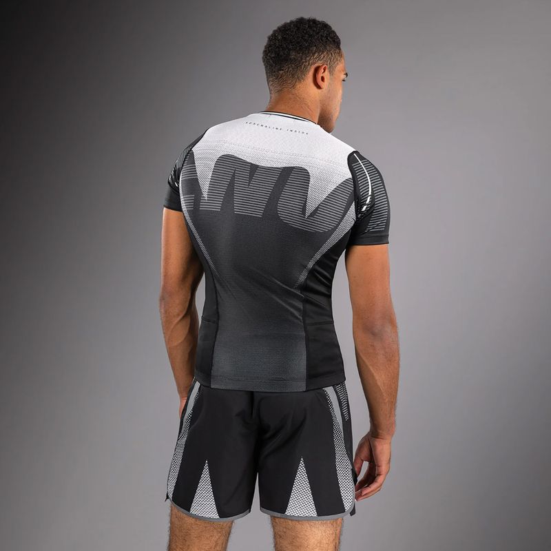 Men's rashguard Venum Adrenaline Rashguard black/silver grey 3