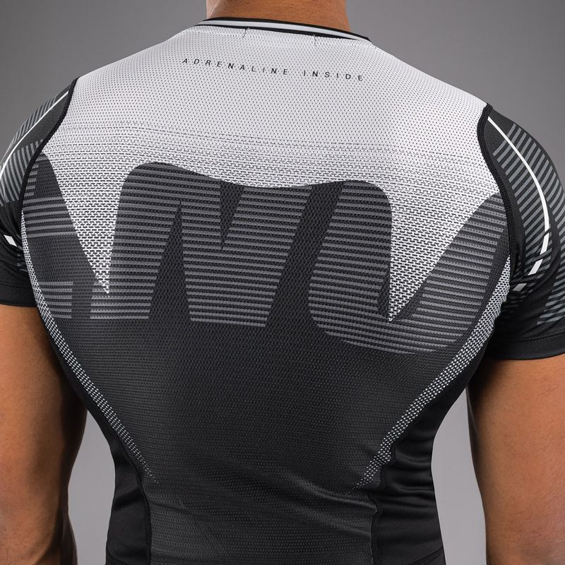 Men's rashguard Venum Adrenaline Rashguard black/silver grey 6