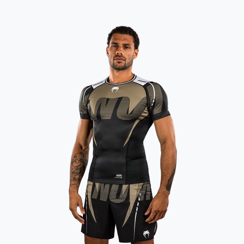 Men's rashguard Venum Adrenaline Rashguard black/sand