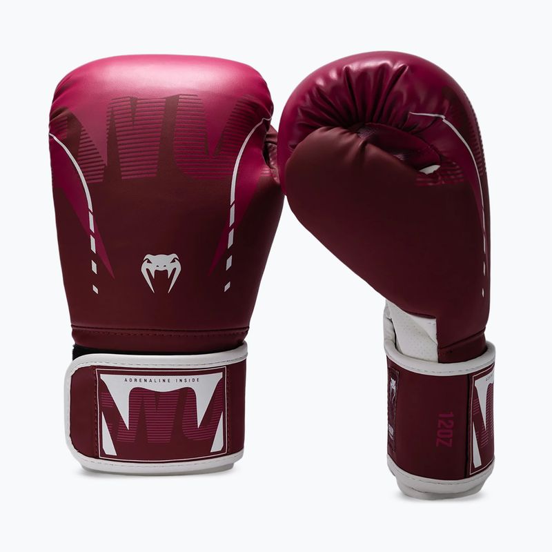 Boxing gloves Venum Adrenaline Boxing burgundy/pink