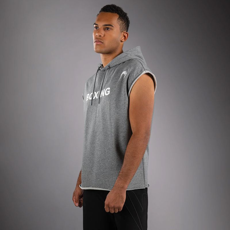 Men's sweatshirt Venum Boxing VT Sleeveless Hoodie heather grey 3