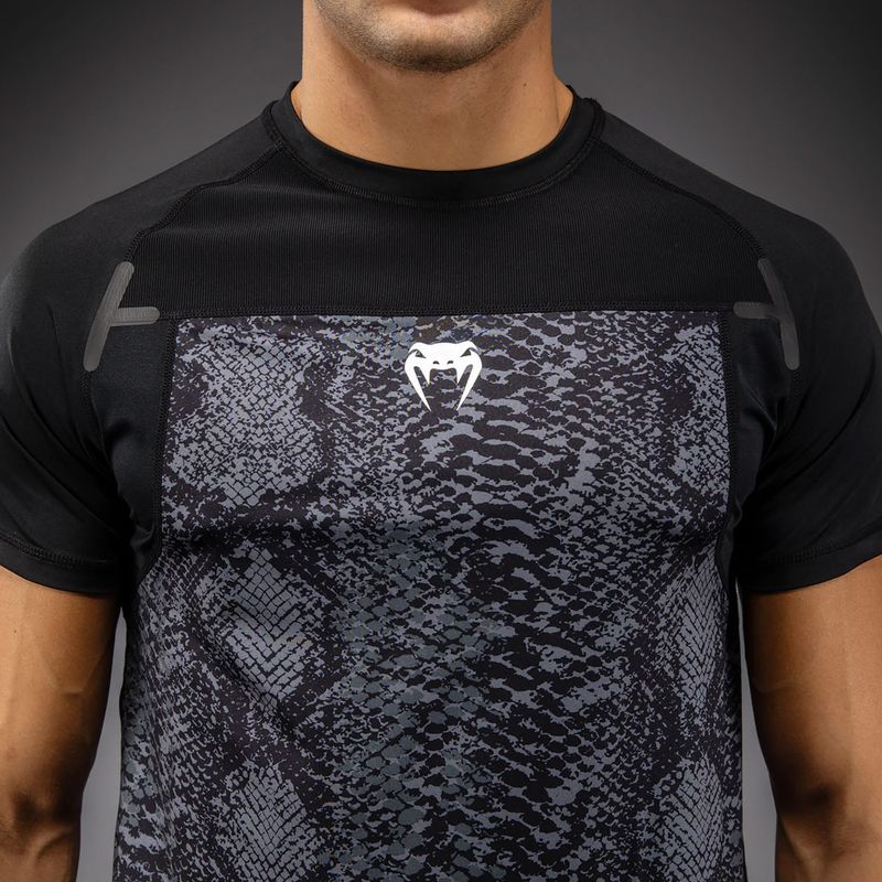 Men's T-shirt Venum G-Fit Scales Dry-Tech black/charcoal grey 4