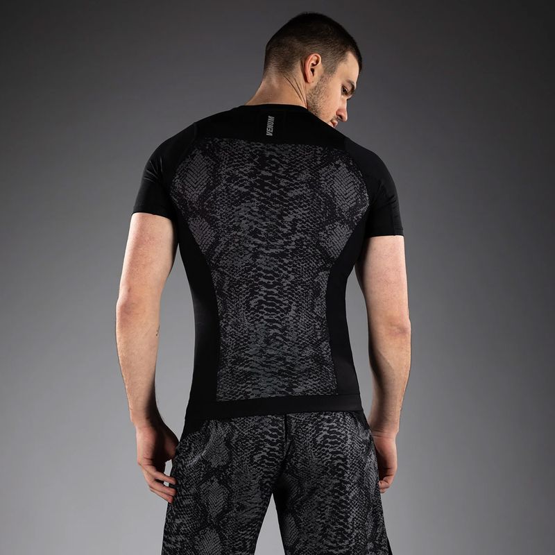 Men's rashguard Venum G-Fit Scales Rashguard black/charcoal grey 2