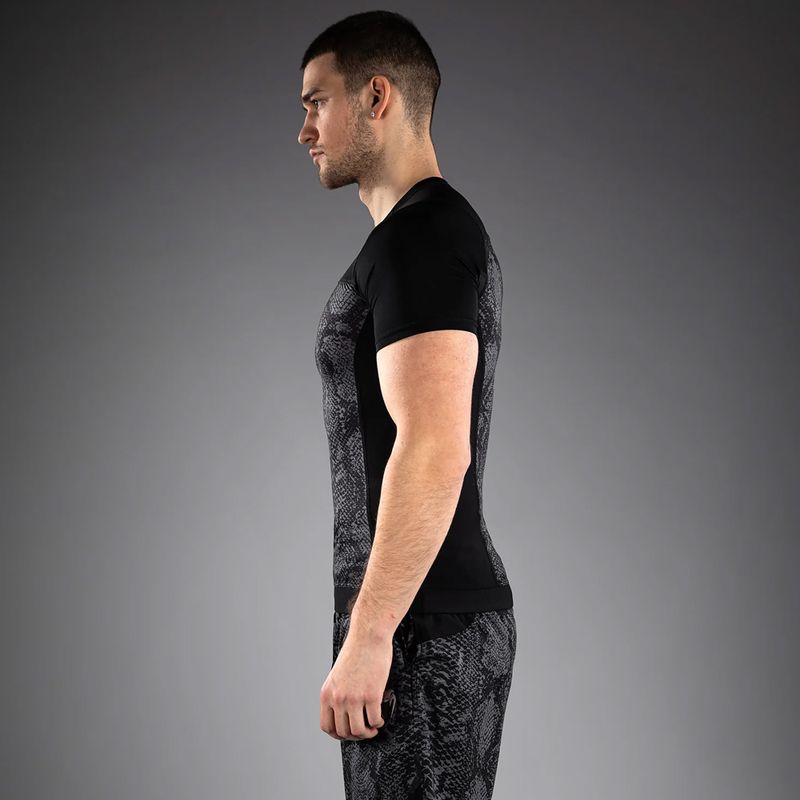 Men's rashguard Venum G-Fit Scales Rashguard black/charcoal grey 3
