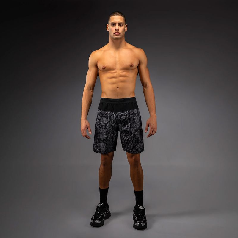 Men's training shorts Venum G-Fit Scales Training black/charcoal grey 2