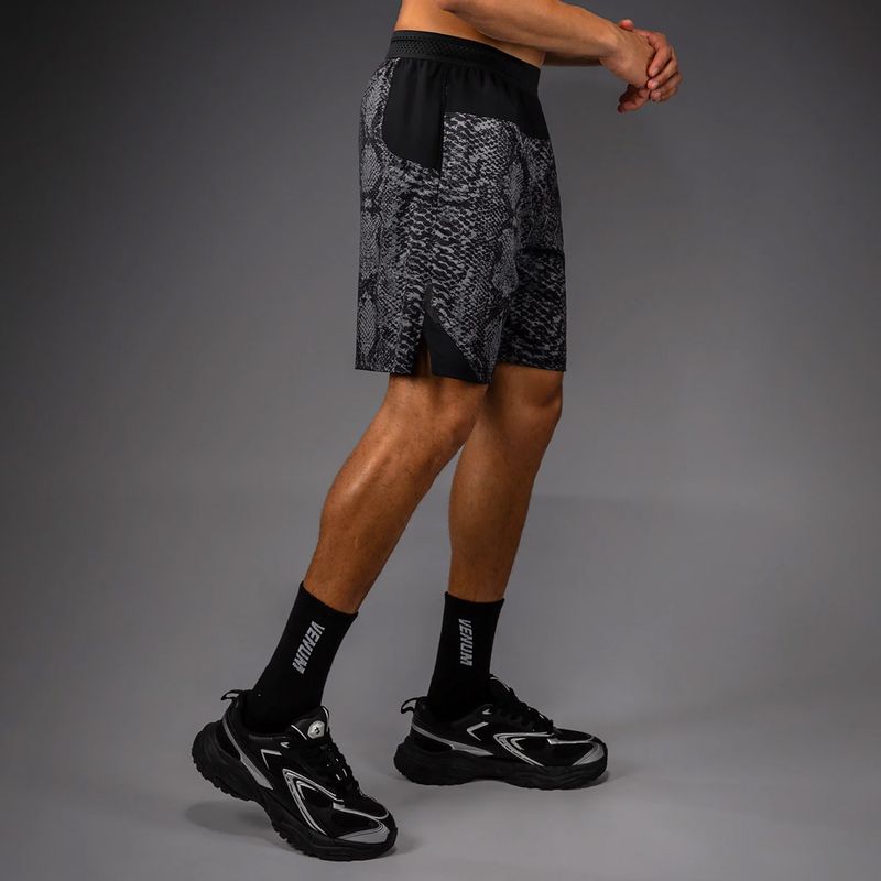 Men's training shorts Venum G-Fit Scales Training black/charcoal grey 4