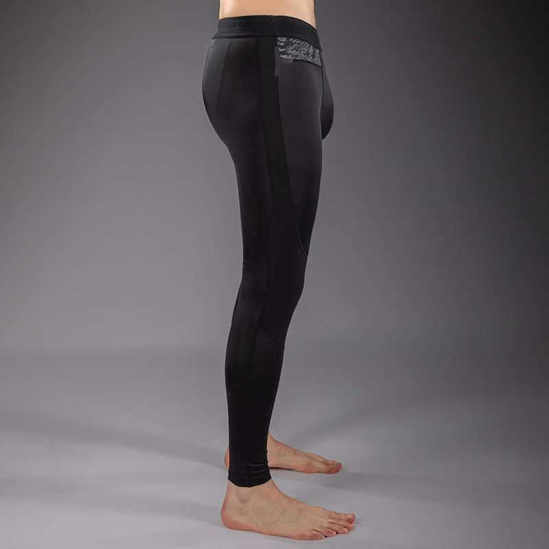 Men's training leggings Venum G-Fit Scales black/charcoal grey 5
