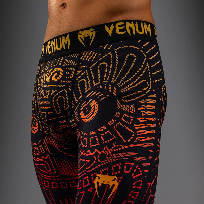 Men's training shorts Venum Quetzal Fury Vale Tudo black/fury red/tangerine 4