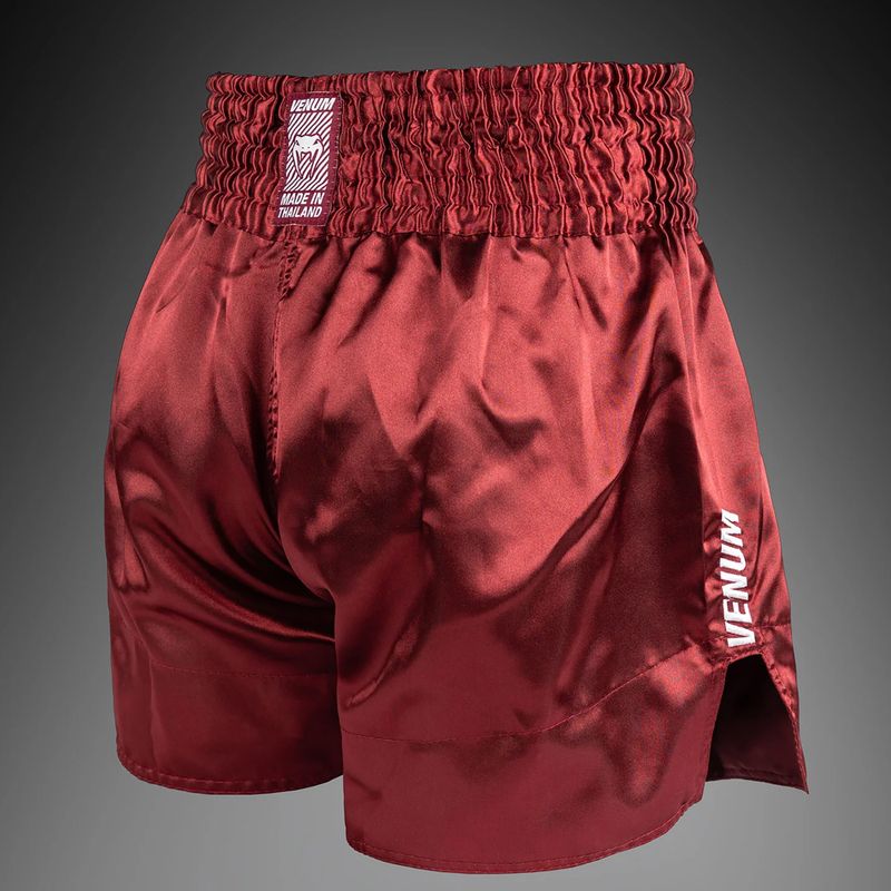 Men's training shorts Venum Classic Evo Muay Thai burgundy 4