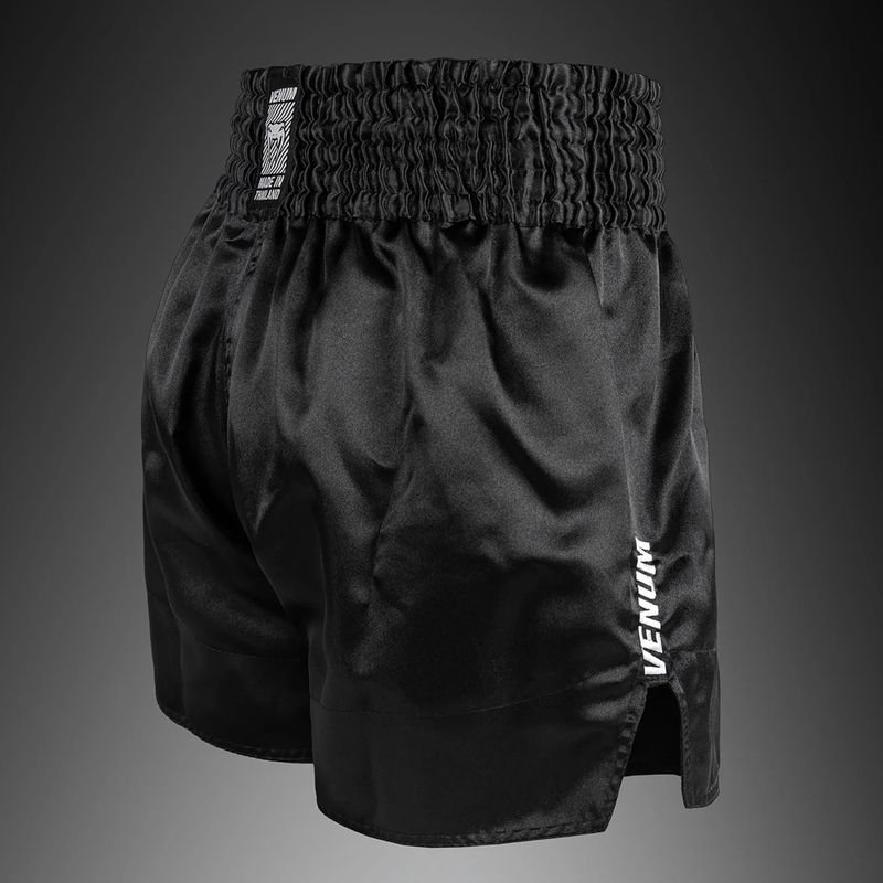 Men's training shorts Venum Classic Evo Muay Thai black/white 4