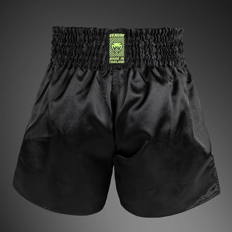 Men's training shorts Venum Classic Evo Muay Thai black/neon yellow 2