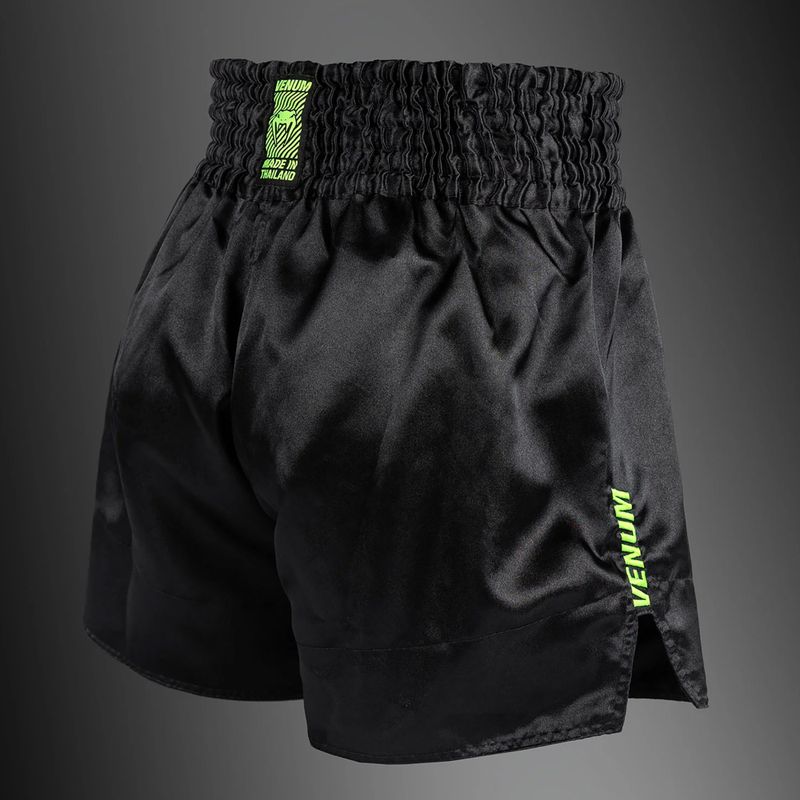 Men's training shorts Venum Classic Evo Muay Thai black/neon yellow 4
