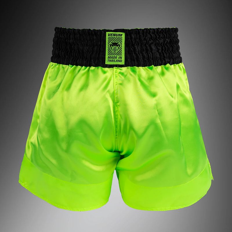 Men's training shorts Venum Classic Evo Muay Thai neon yellow/black 2