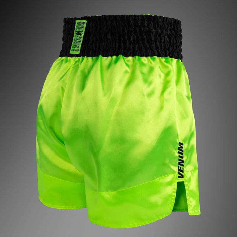 Men's training shorts Venum Classic Evo Muay Thai neon yellow/black 4