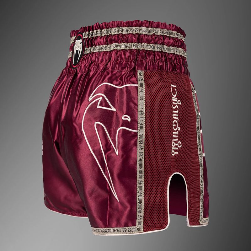Men's training shorts Venum x Rajadamnern Muay Thai burgundy 4