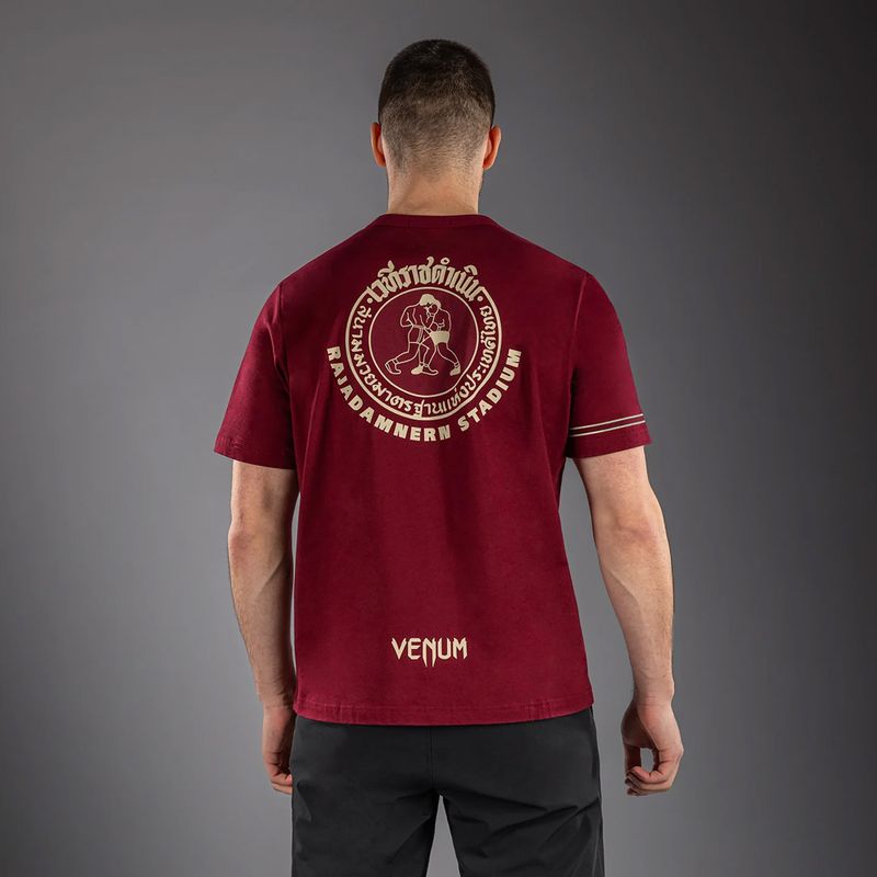 Men's T-shirt Venum x Rajadamnern burgundy 2