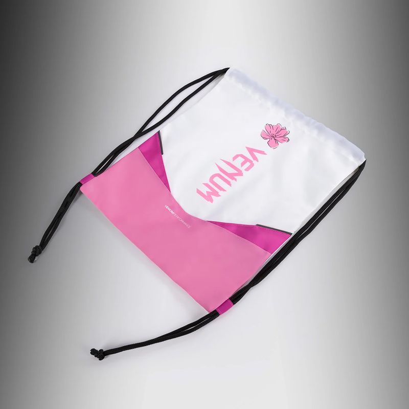 Bag Venum Evo 2 Flower Drawstring white/candy pink 3