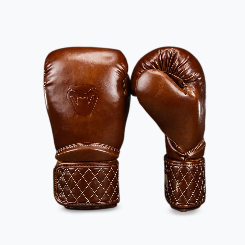 Boxing gloves Venum Impact Classic Boxing shiny havana