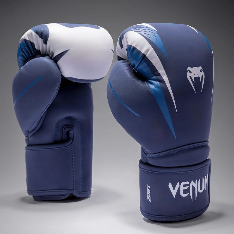 Boxing gloves Venum Hurricane Boxing midnight blue/white 2