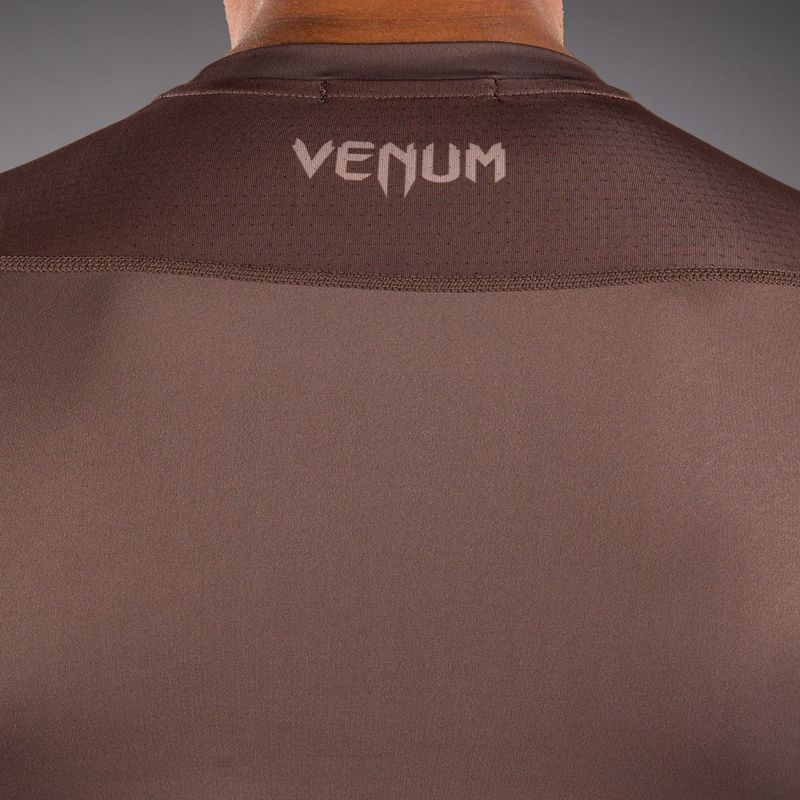 Men's rashguard Venum No Gi Rashguards chocolate brown 6