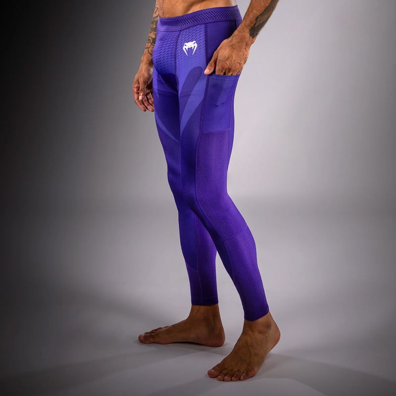 Men's training leggings Venum No Gi Spats purple 4