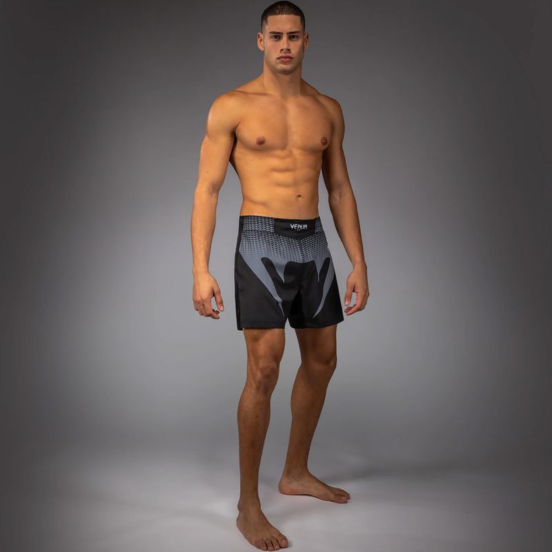 Men's training shorts Venum No Gi black/silver grey 2