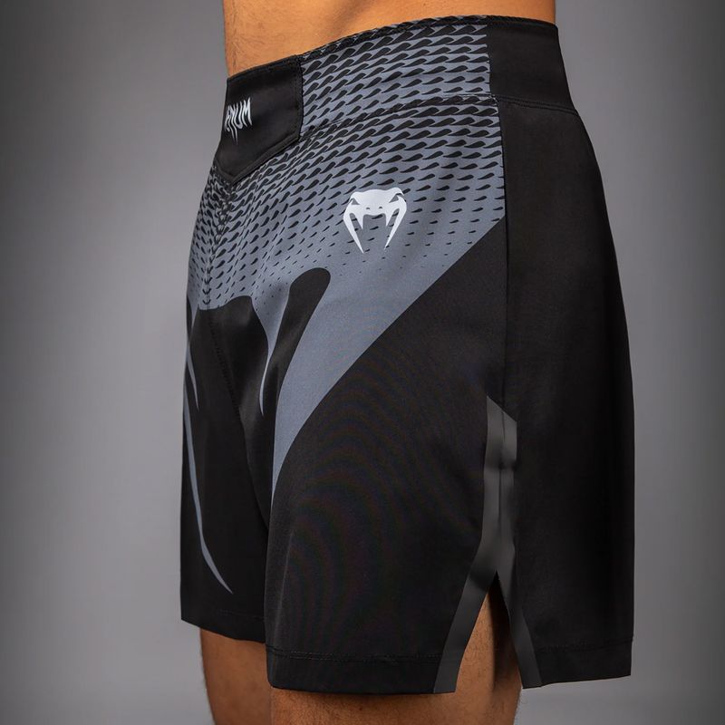Men's training shorts Venum No Gi black/silver grey 8
