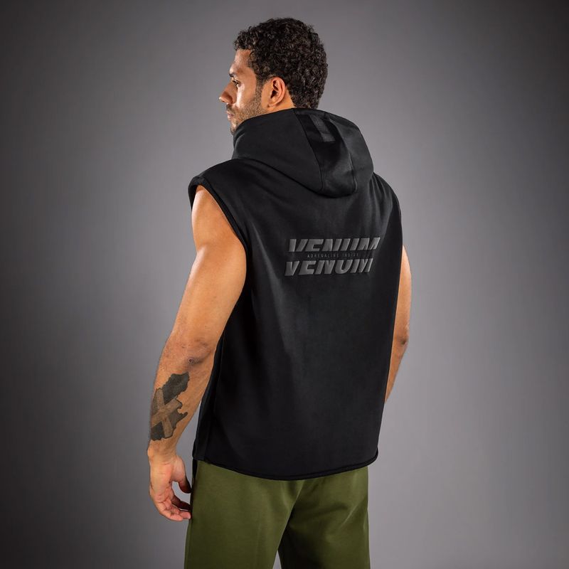 Men's sweatshirt Venum Divide Sleeveless Hoodie black 3